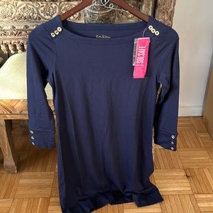 Lily Pulitzer navy solsafe dress xs